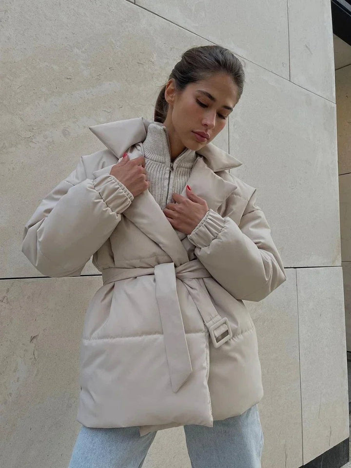 Drune | Damen Gürteltaschen Winterjacke