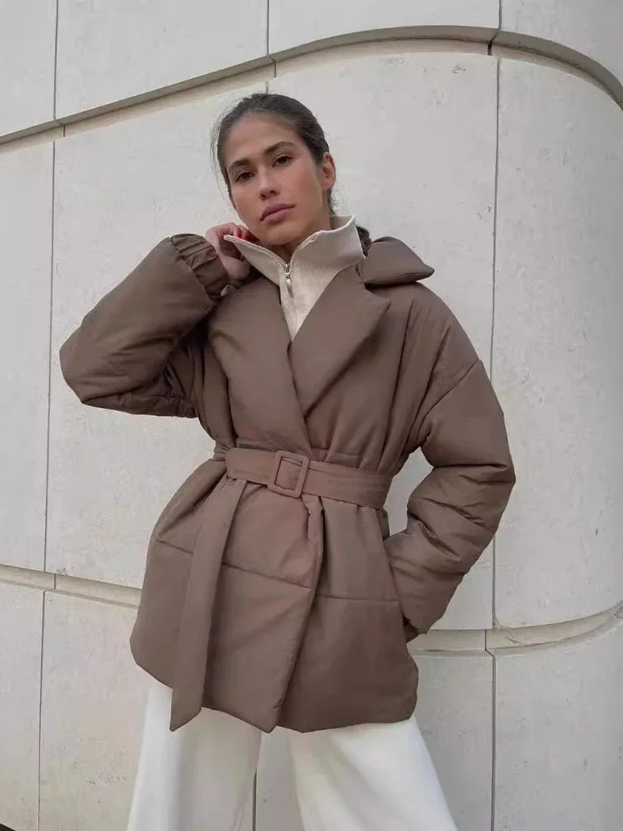 Drune | Damen Gürteltaschen Winterjacke