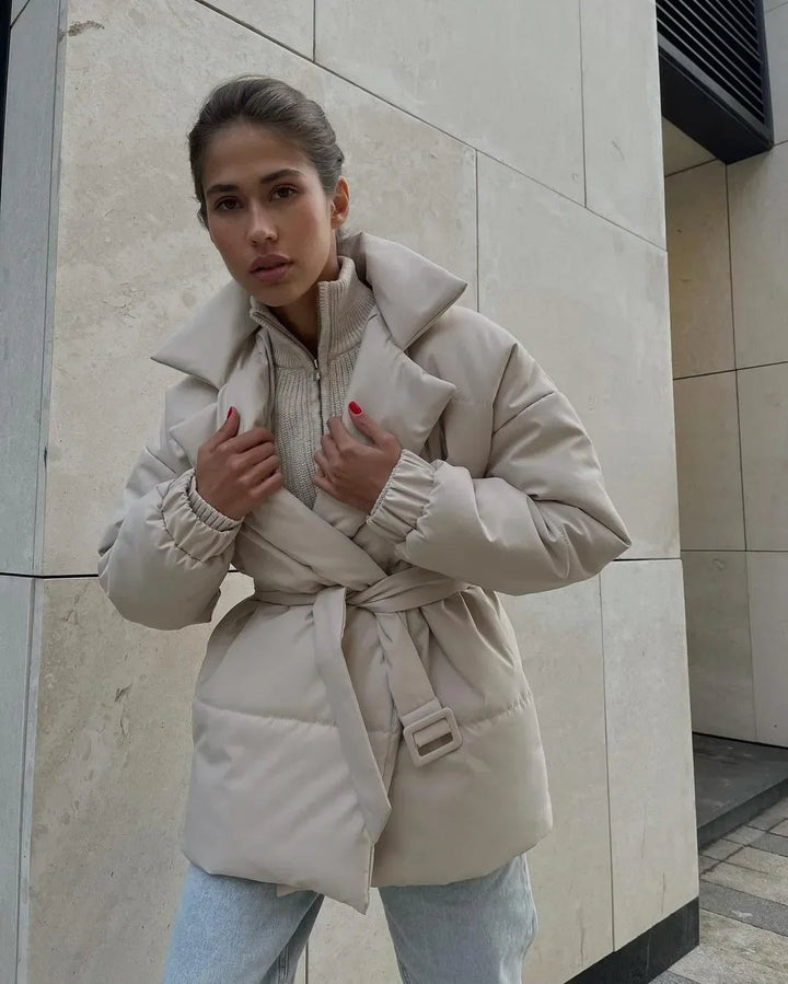 Drune | Damen Gürteltaschen Winterjacke