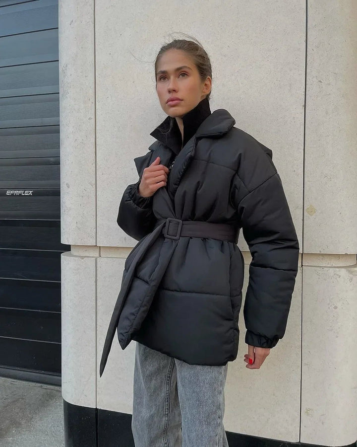 Drune | Damen Gürteltaschen Winterjacke