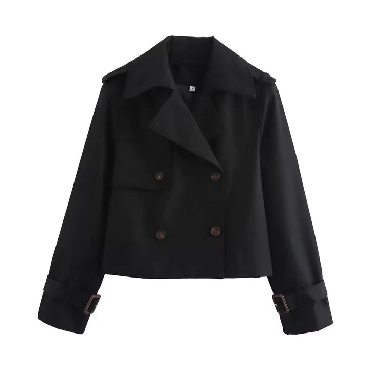 Drune | Gekürzter Trenchcoat