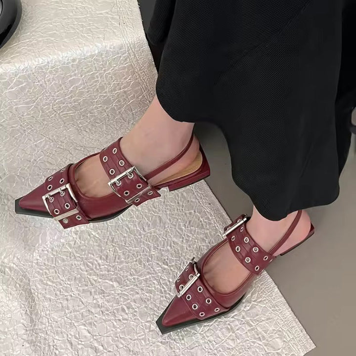 Drune | Schicke Slingback Flache Schuhe