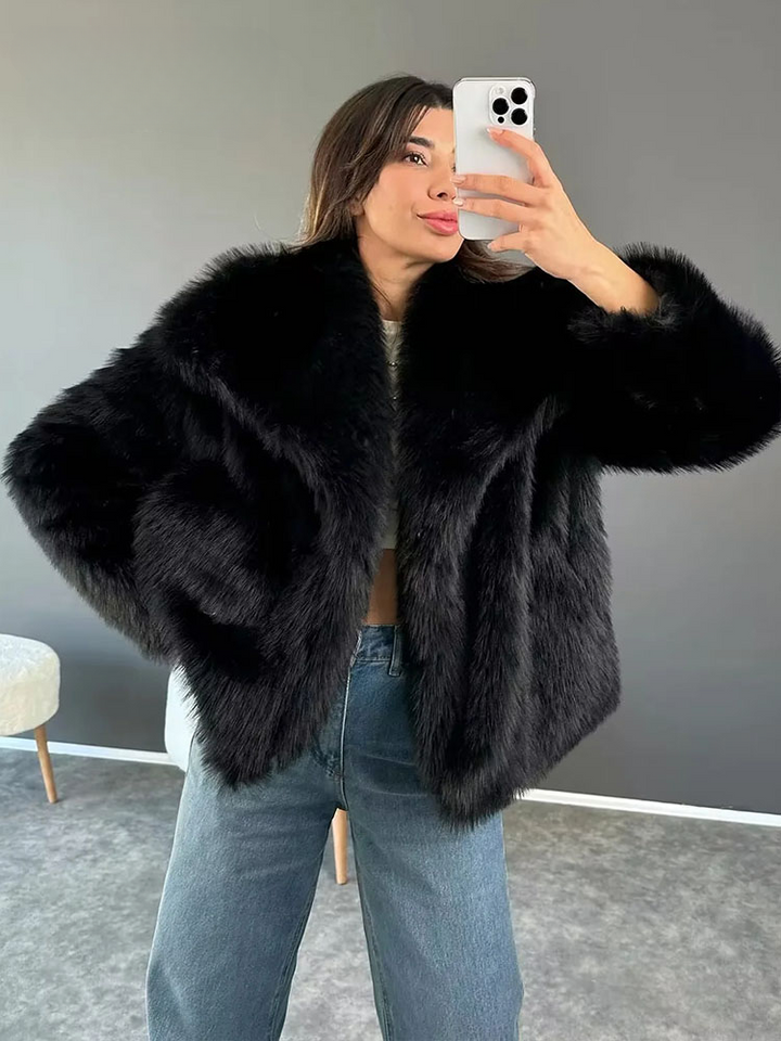 Drune | Warme Pelzjacke für Damen im stilvollen Design