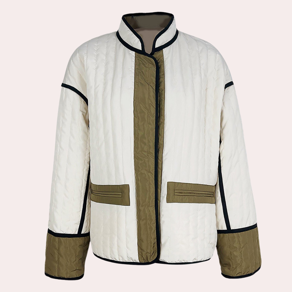 Drune | Elegante Texturierte Herbstjacke für Damen