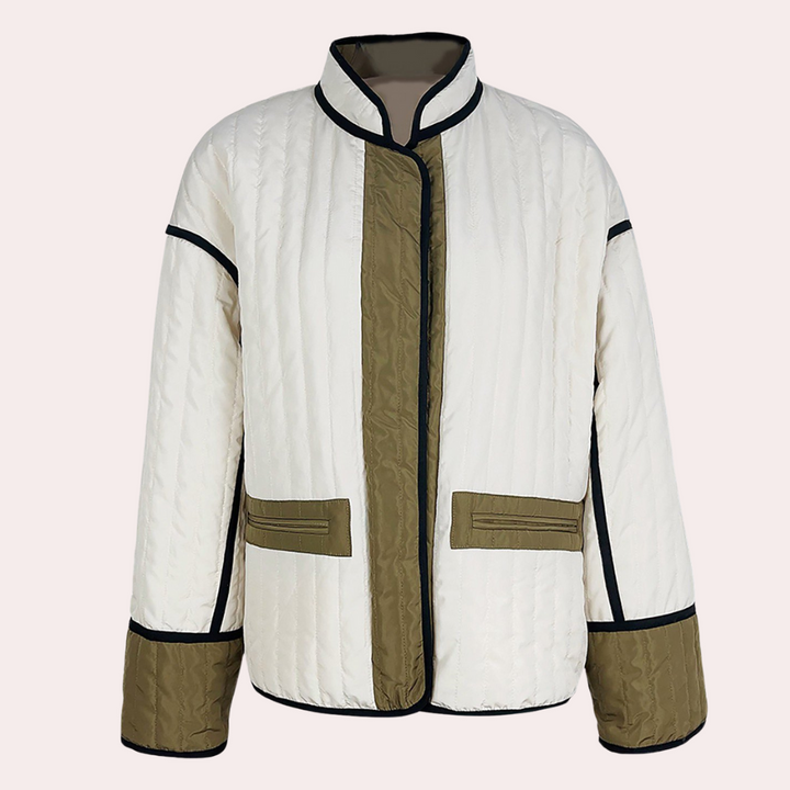 Drune | Elegante Texturierte Herbstjacke für Damen