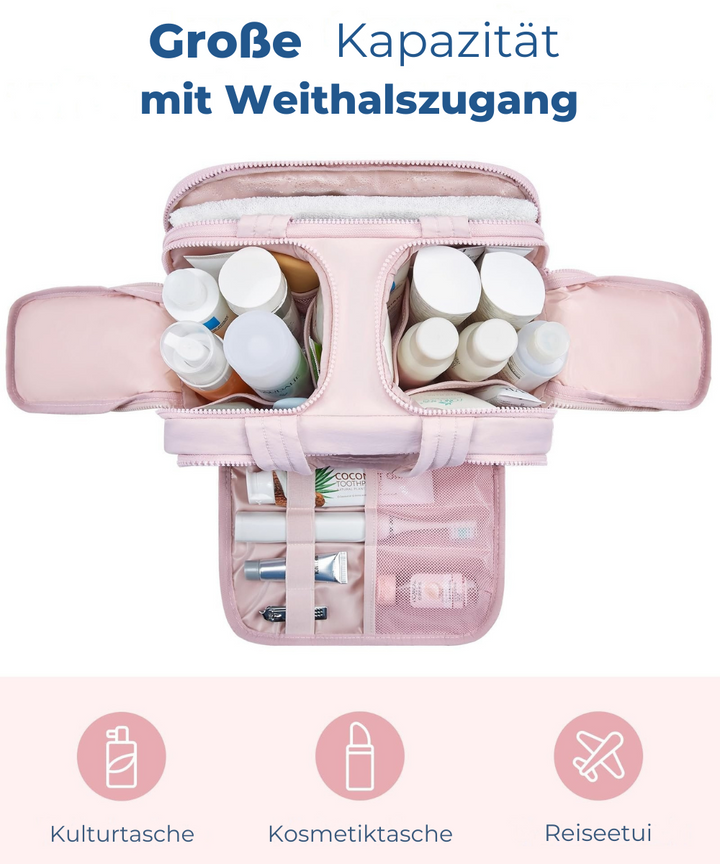 Drune | Multifunktionales Daunen Toilettenbeutel Set