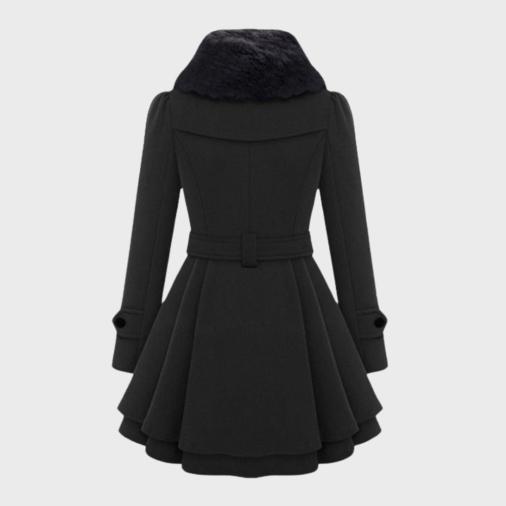 Drune | Trendy Damen Mantel Kleid Elsa