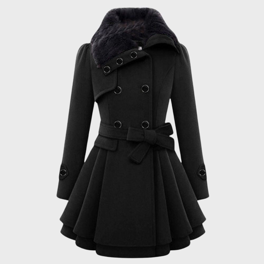 Drune | Trendy Damen Mantel Kleid Elsa