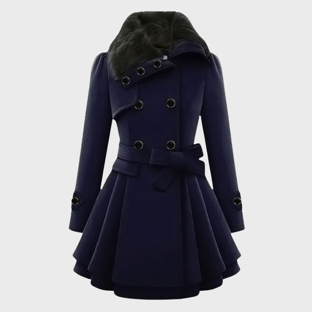 Drune | Trendy Damen Mantel Kleid Elsa