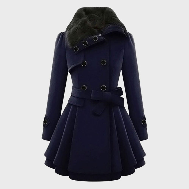 Drune | Trendy Damen Mantel Kleid Elsa