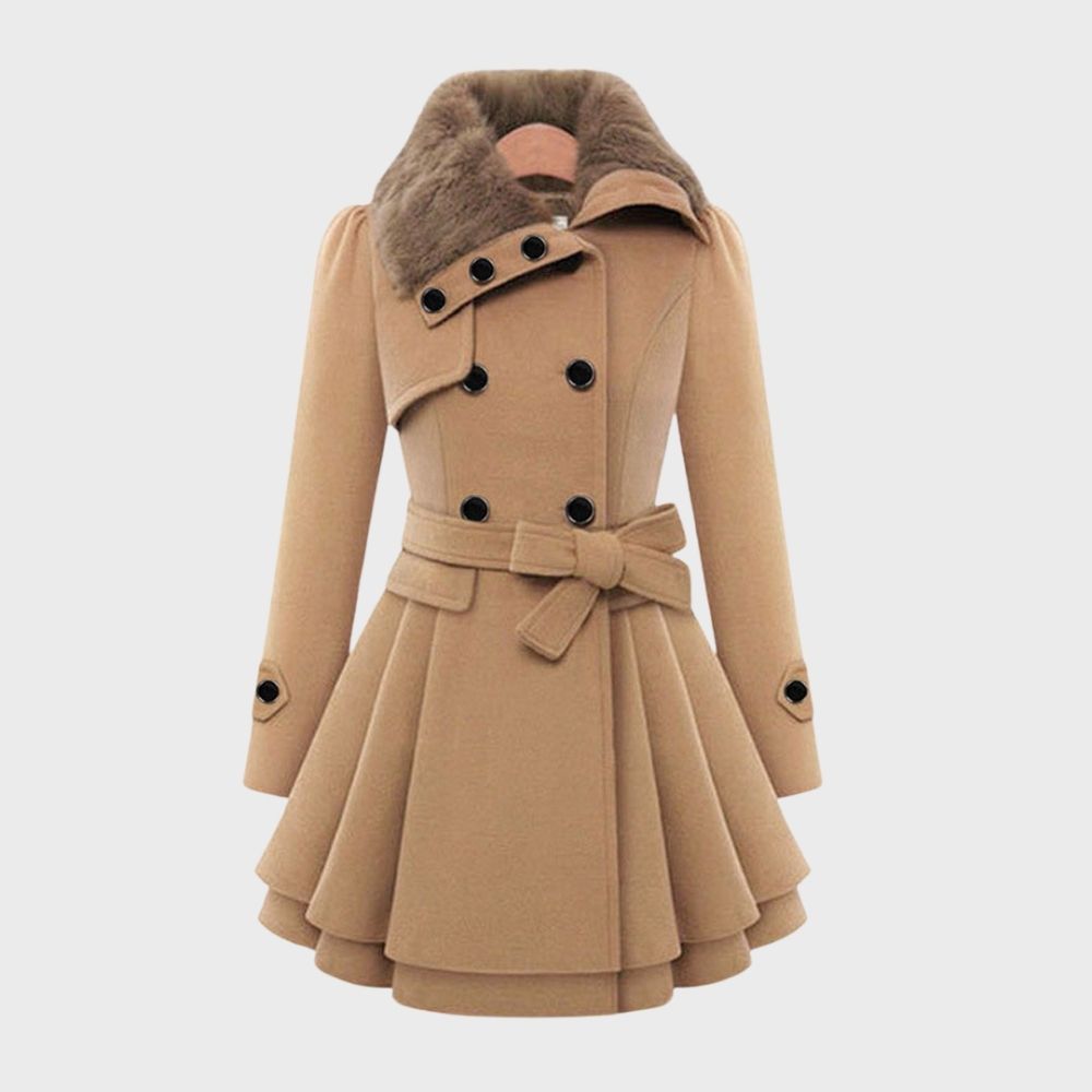 Drune | Trendy Damen Mantel Kleid Elsa