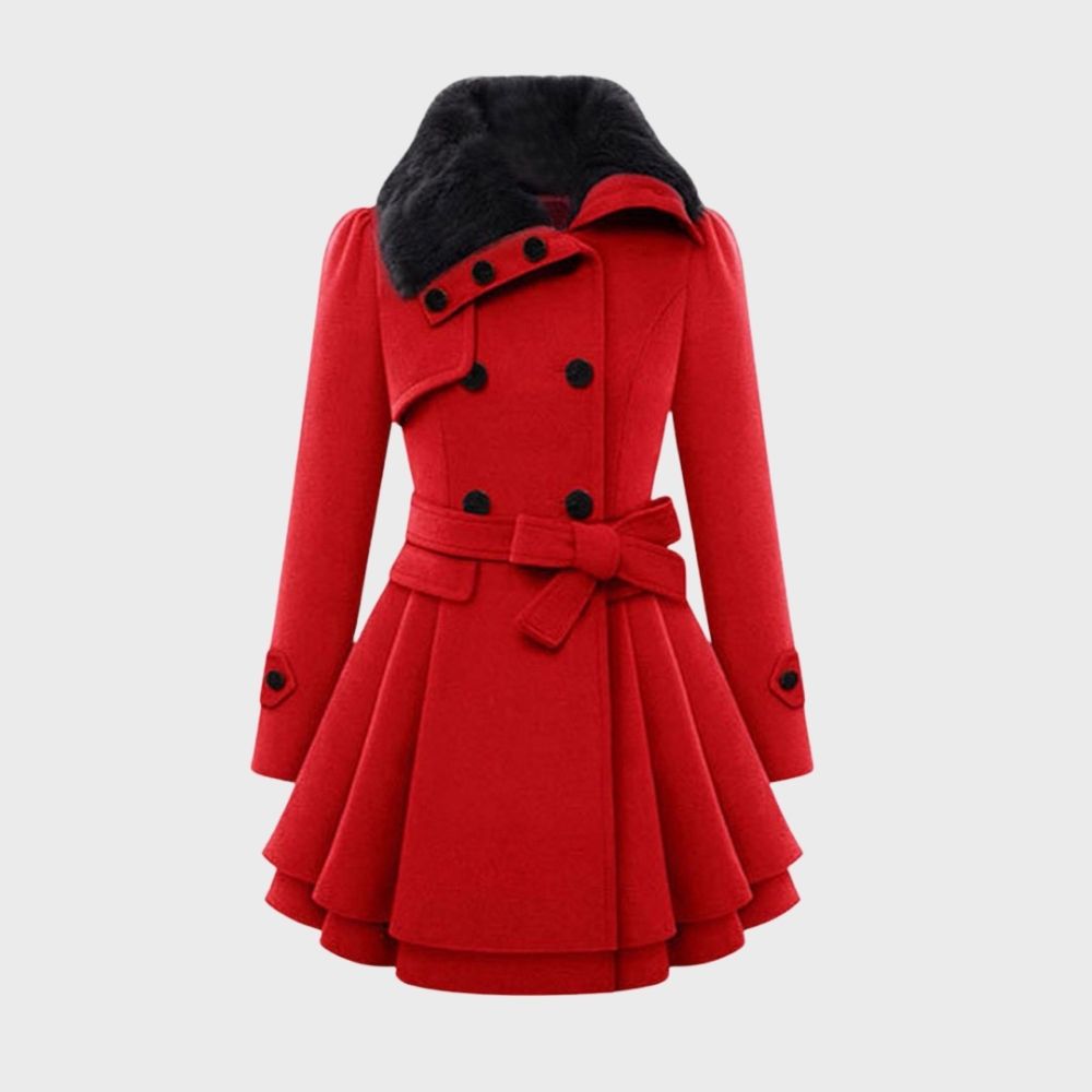Drune | Trendy Damen Mantel Kleid Elsa