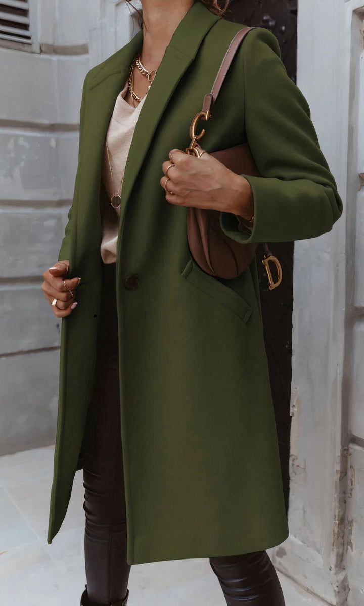 Drune | Elegante langer Mantel für Damen