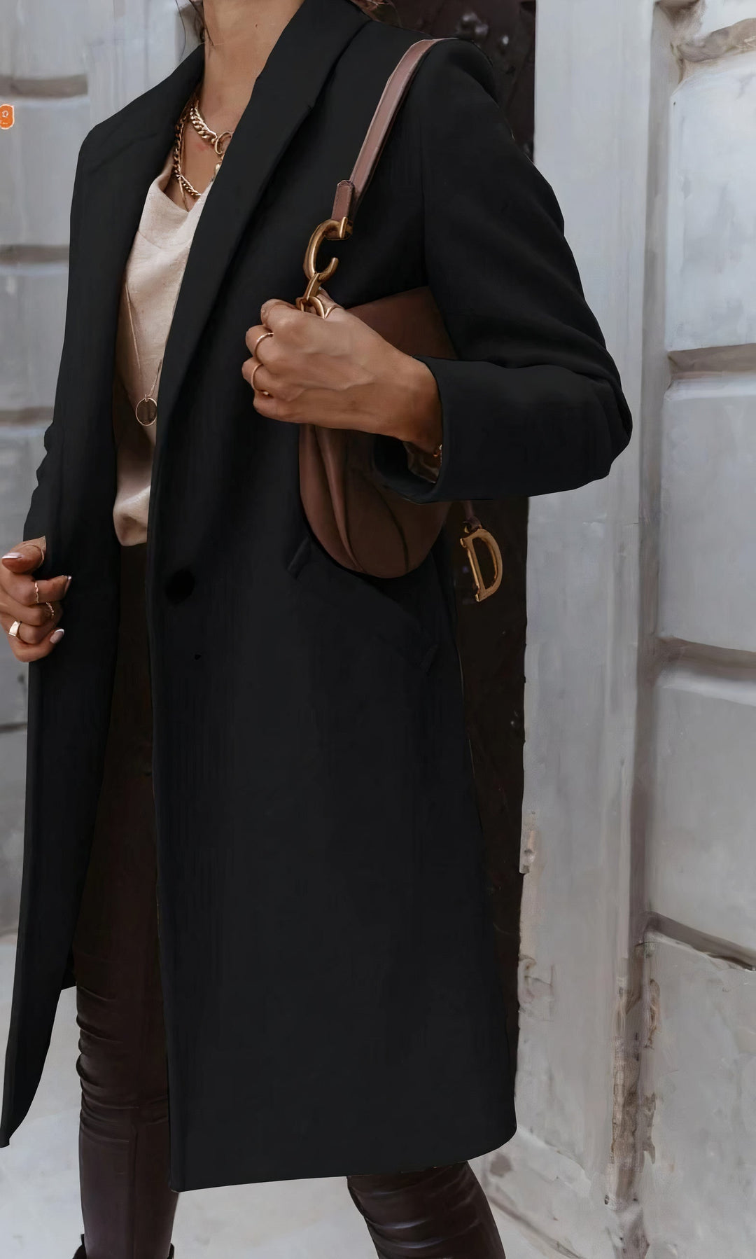 Drune | Elegante langer Mantel für Damen