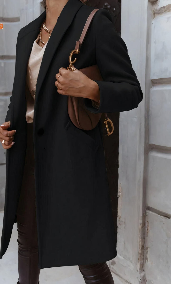 Drune | Elegante langer Mantel für Damen