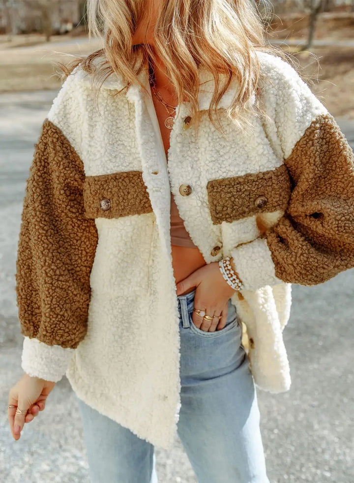 Drune - Stilvolle Flauschige Chic-Jacke