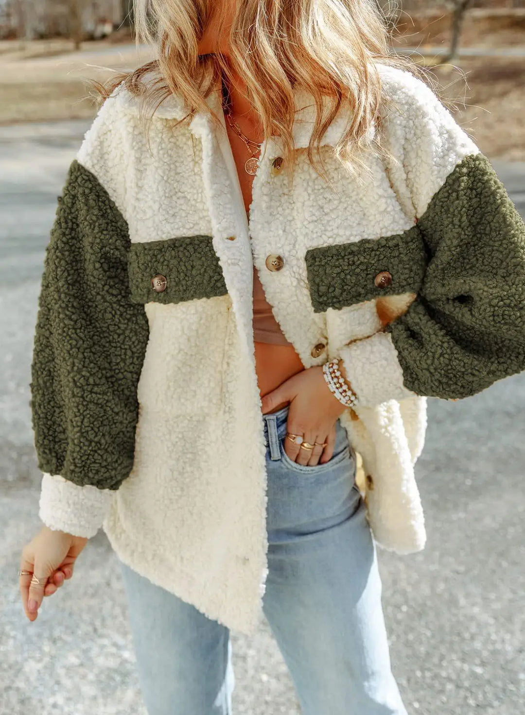 Drune - Stilvolle Flauschige Chic-Jacke
