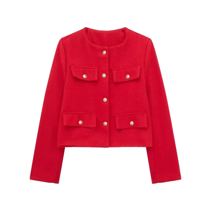 Drune | Vintage Cropped Jacke