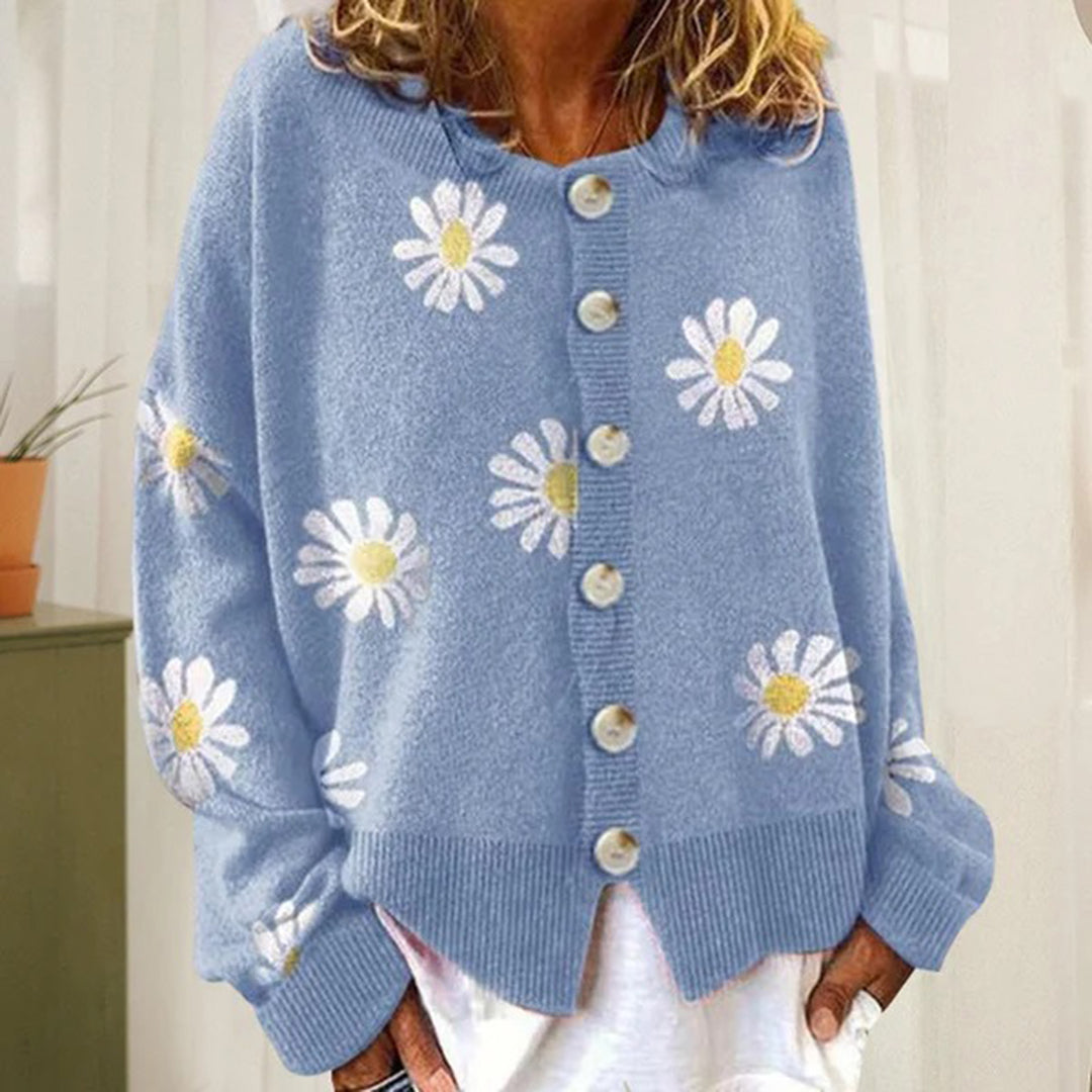 Drune | Warm Gestrickte Damenweste mit Knöpfen