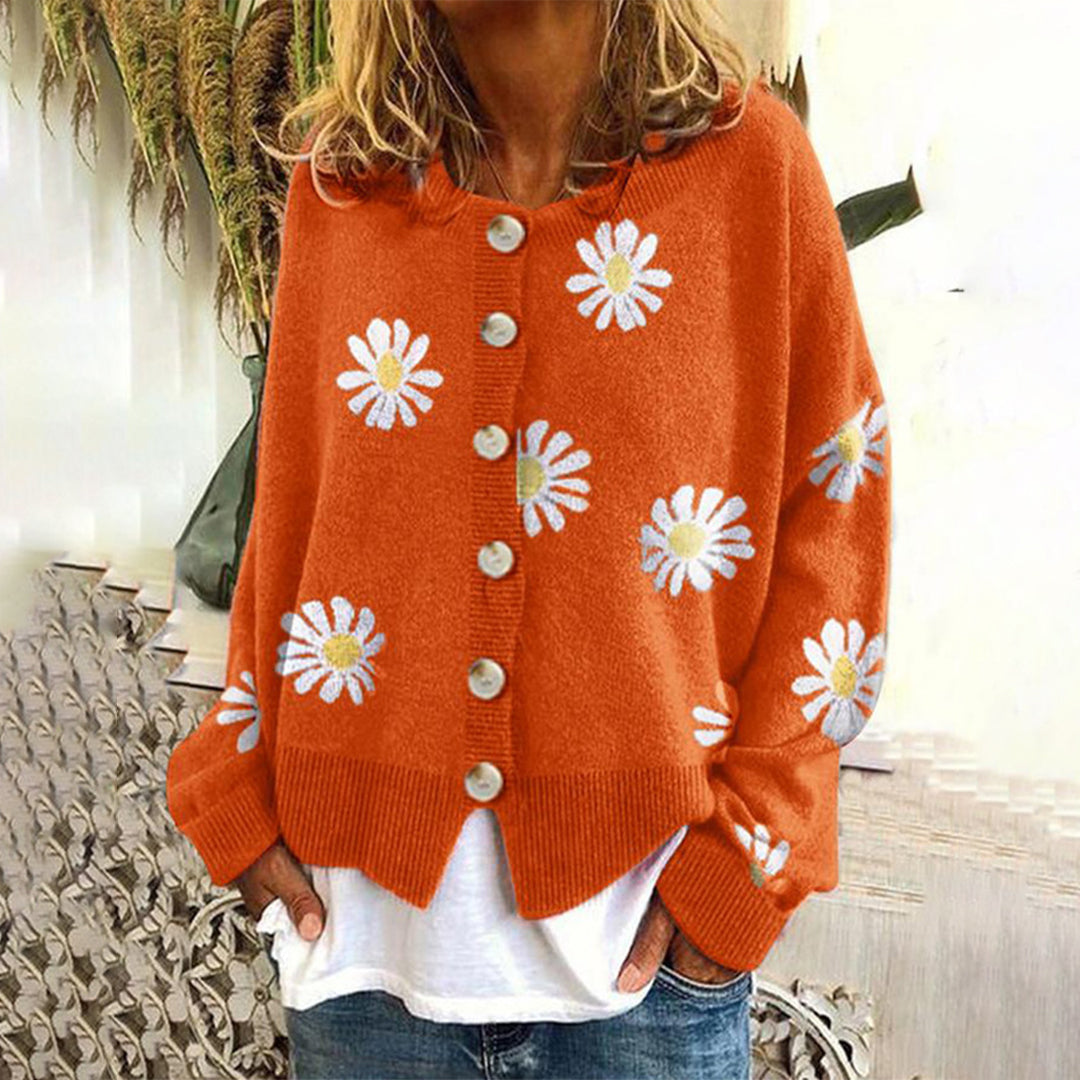 Drune | Warm Gestrickte Damenweste mit Knöpfen