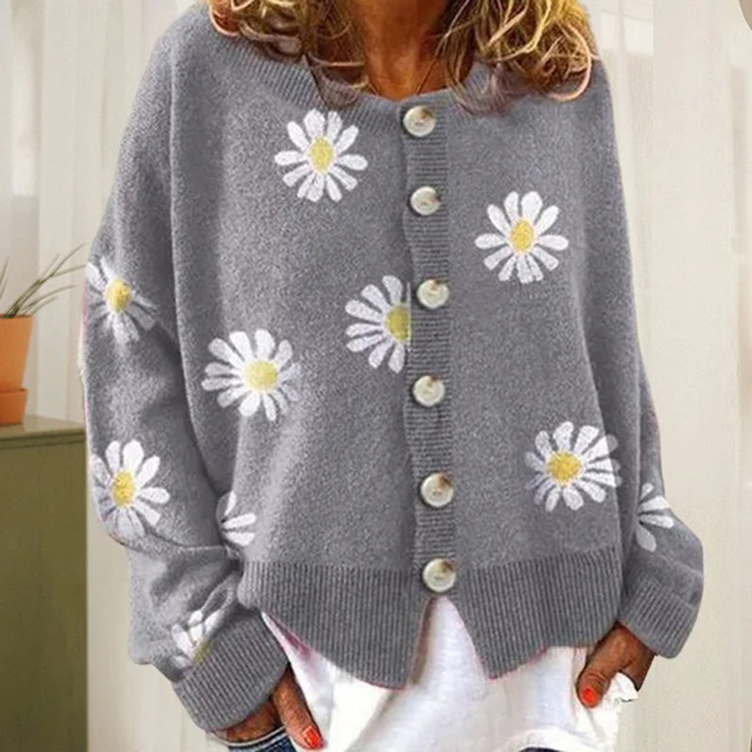 Drune | Warm Gestrickte Damenweste mit Knöpfen