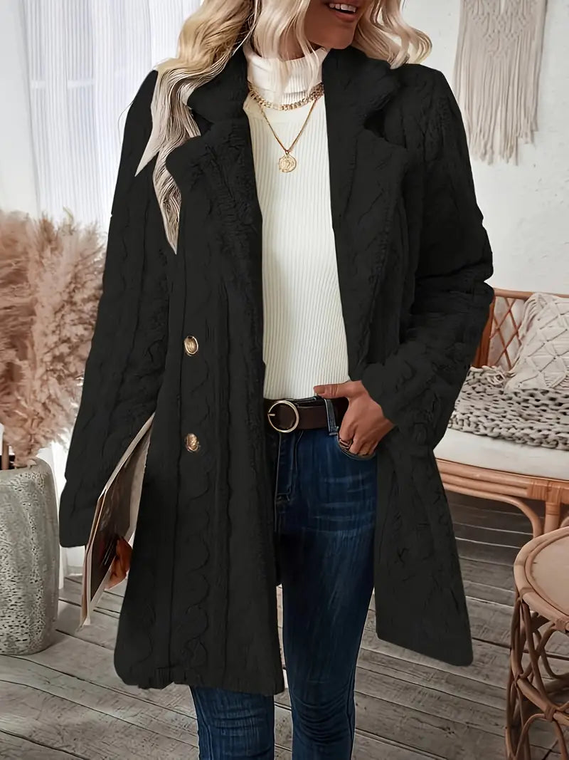 Drune | Teddy Jacke mit Langen Ärmeln