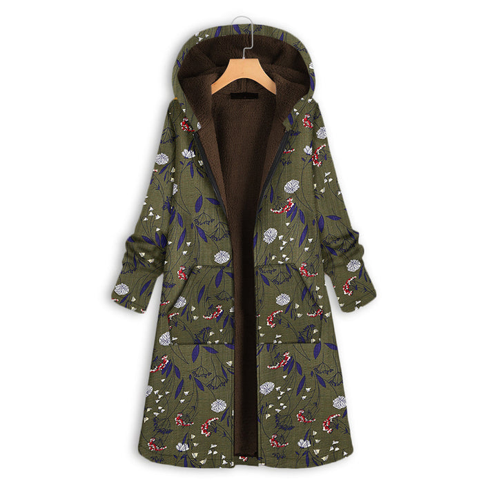 Drune | Mantel mit Kapuze für Damen Im Winter