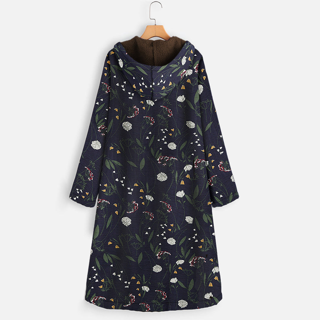 Drune | Mantel mit Kapuze für Damen Im Winter