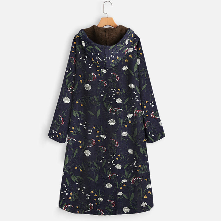 Drune | Mantel mit Kapuze für Damen Im Winter