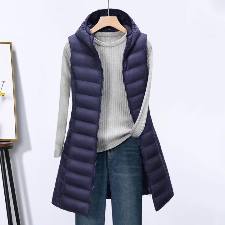 Drune Langer Bodywarmer | Bequeme, elegante, länger gefütterte Jacke
