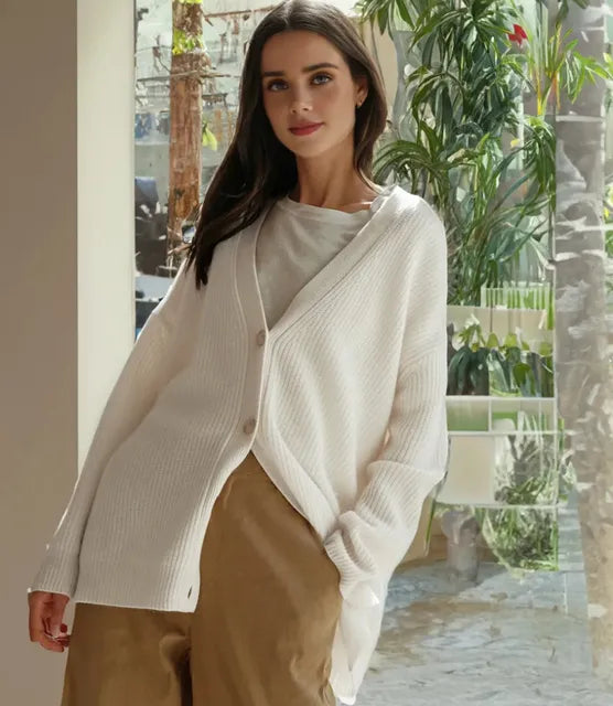 Drune | Stilvolle Kaschmir-Strickjacke