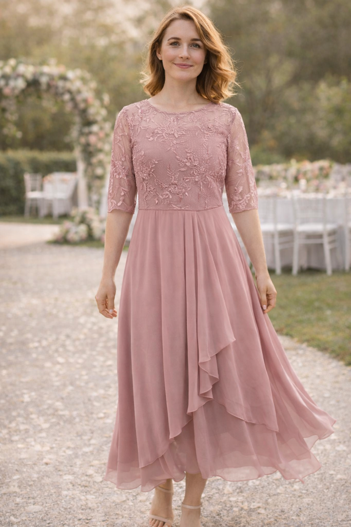 Drune langes kleid elegant locker fallend bequem