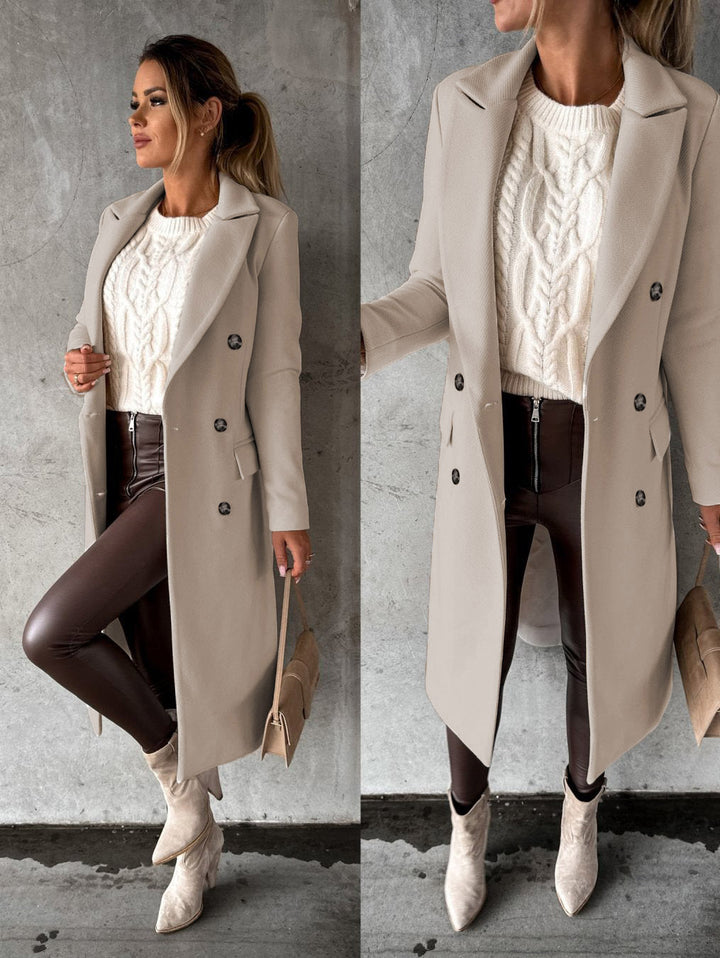 Drune | Elegante und bequeme lange Jacke Mantel Damen Jesse