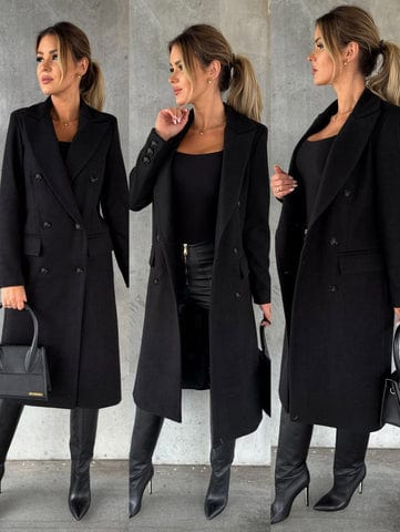 Drune | Langer Mantel Eleganter Moderner Stil Ideal für den Herbst