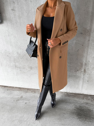 Drune | Elegante und bequeme lange Jacke Mantel Damen Jesse