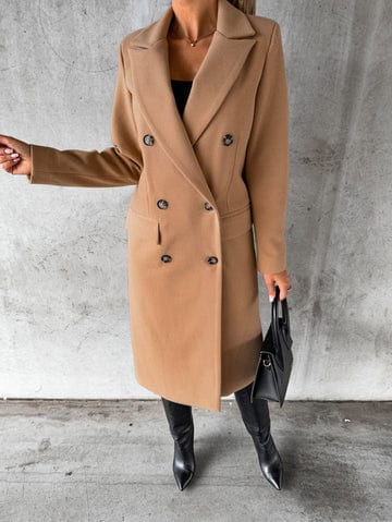 Drune | Langer Mantel Eleganter Moderner Stil Ideal für den Herbst