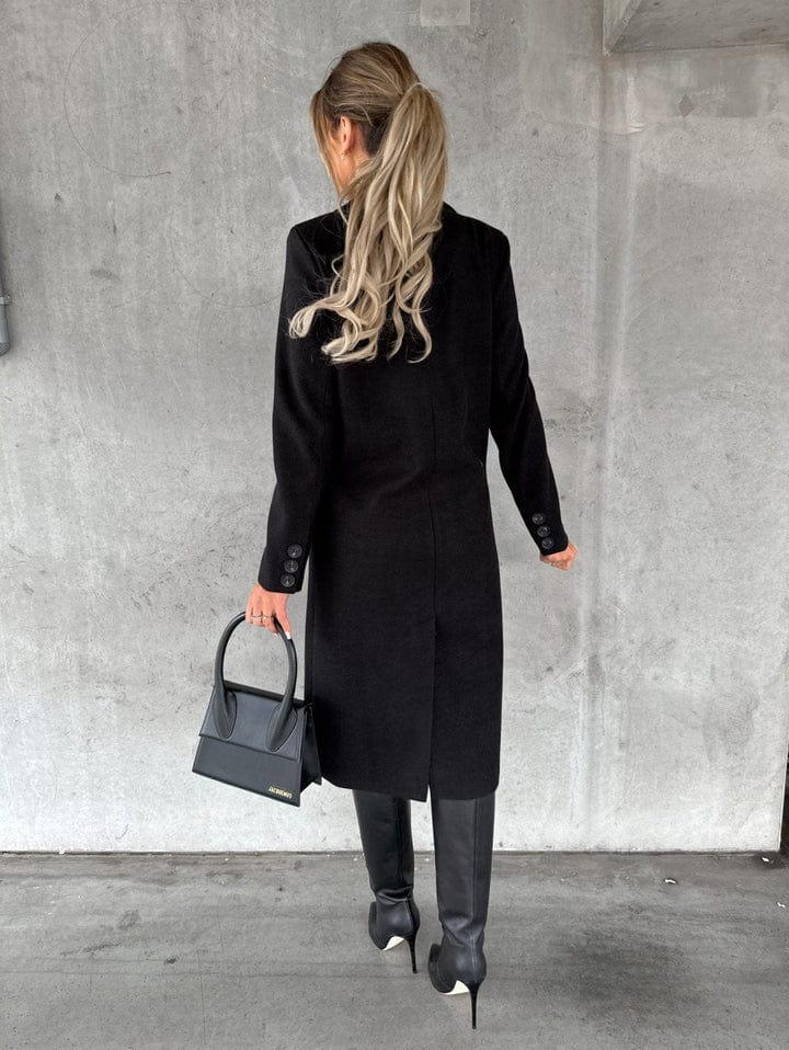 Drune | Langer Mantel Eleganter Moderner Stil Ideal für den Herbst