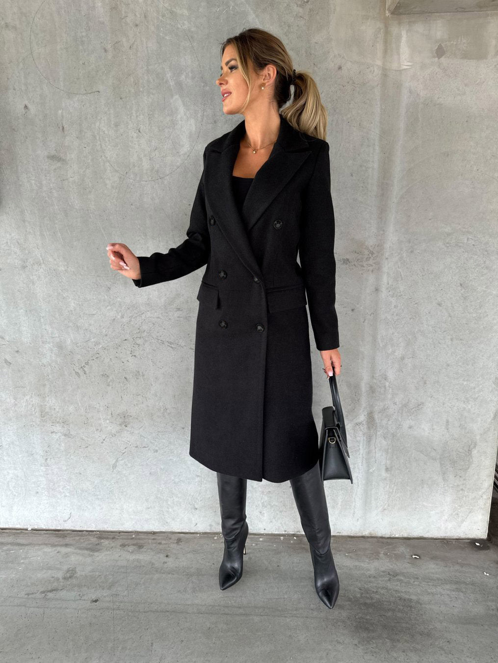 Drune | Elegante und bequeme lange Jacke Mantel Damen Jesse