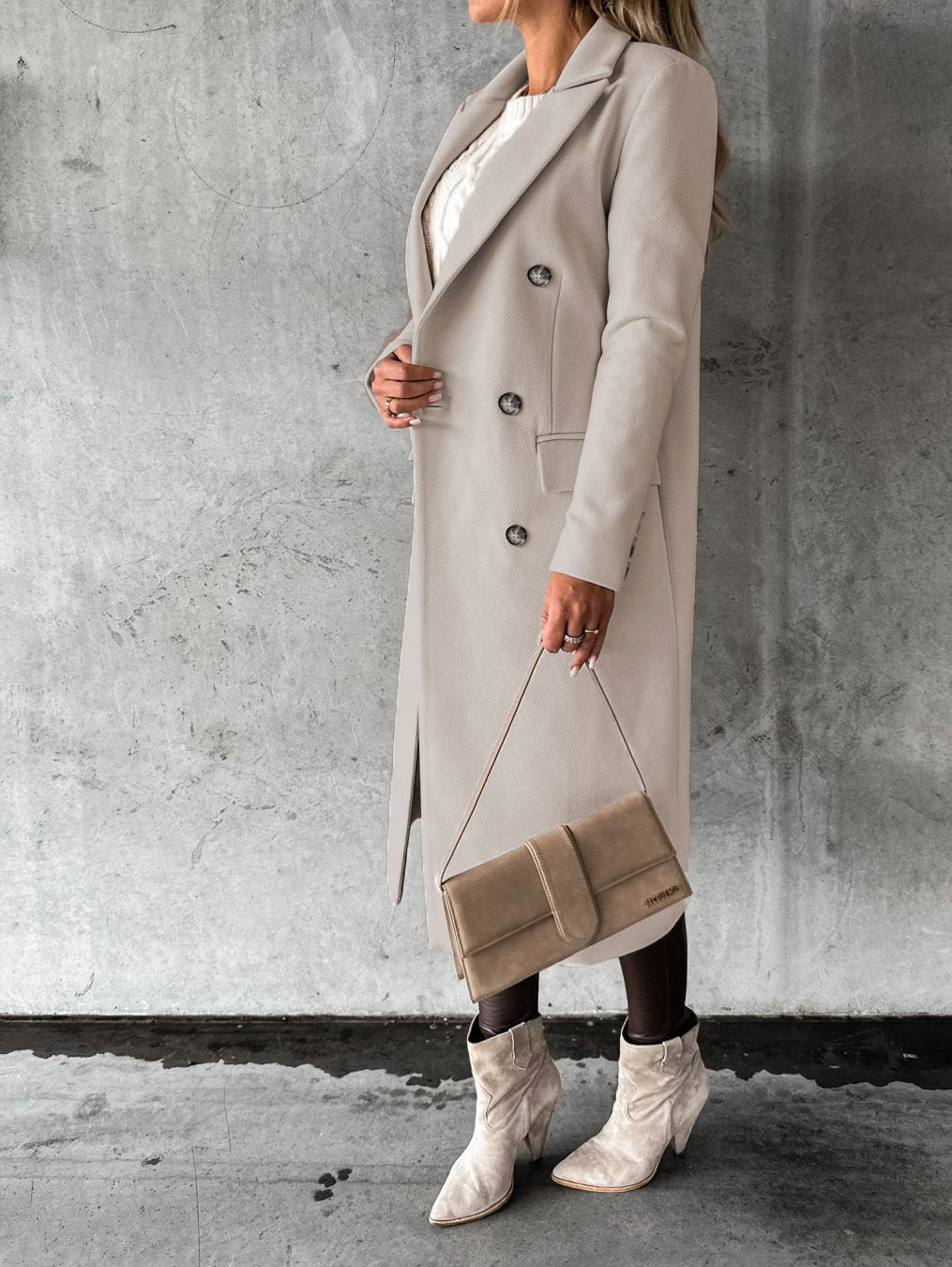 Drune | Elegante und bequeme lange Jacke Mantel Damen Jesse
