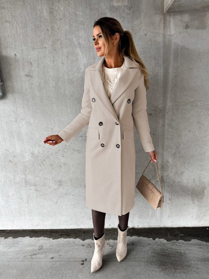 Drune | Elegante und bequeme lange Jacke Mantel Damen Jesse