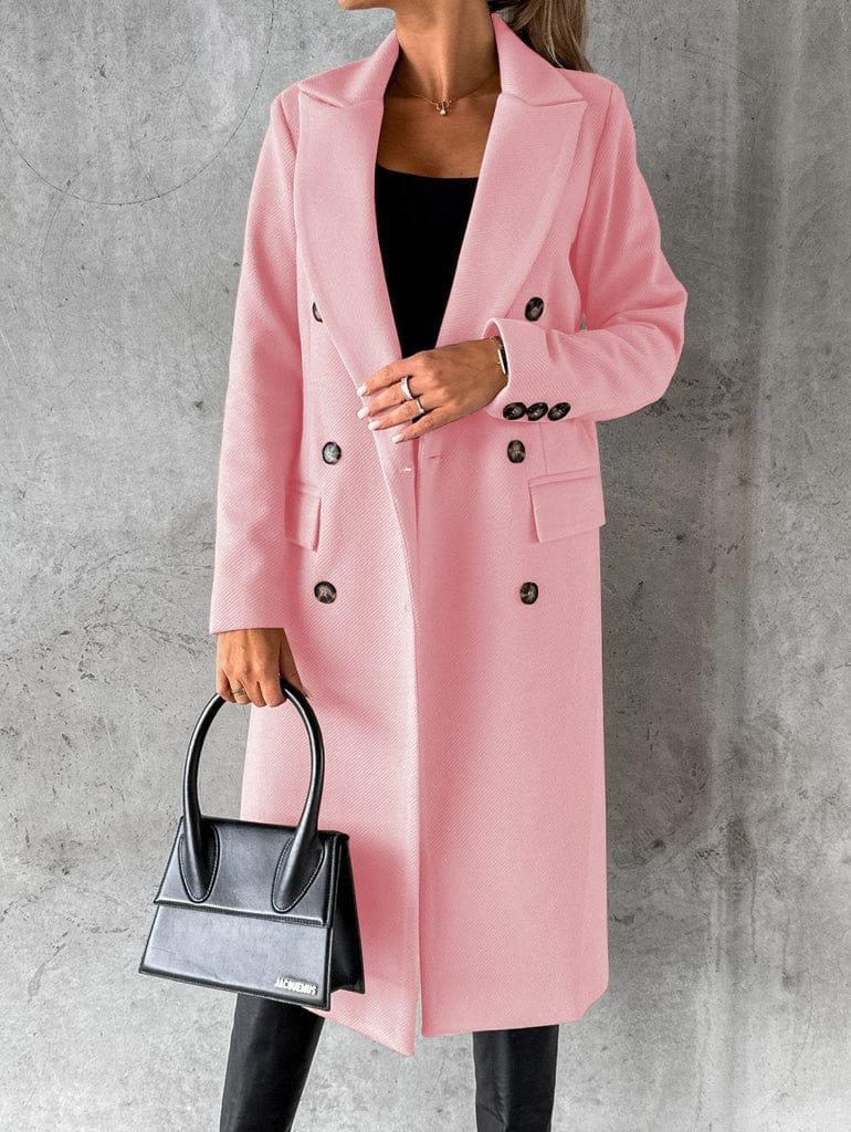 Drune | Langer Mantel Eleganter Moderner Stil Ideal für den Herbst