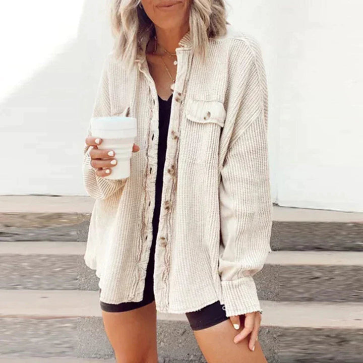 Drune | Bequemer Knopf Down Cardigan