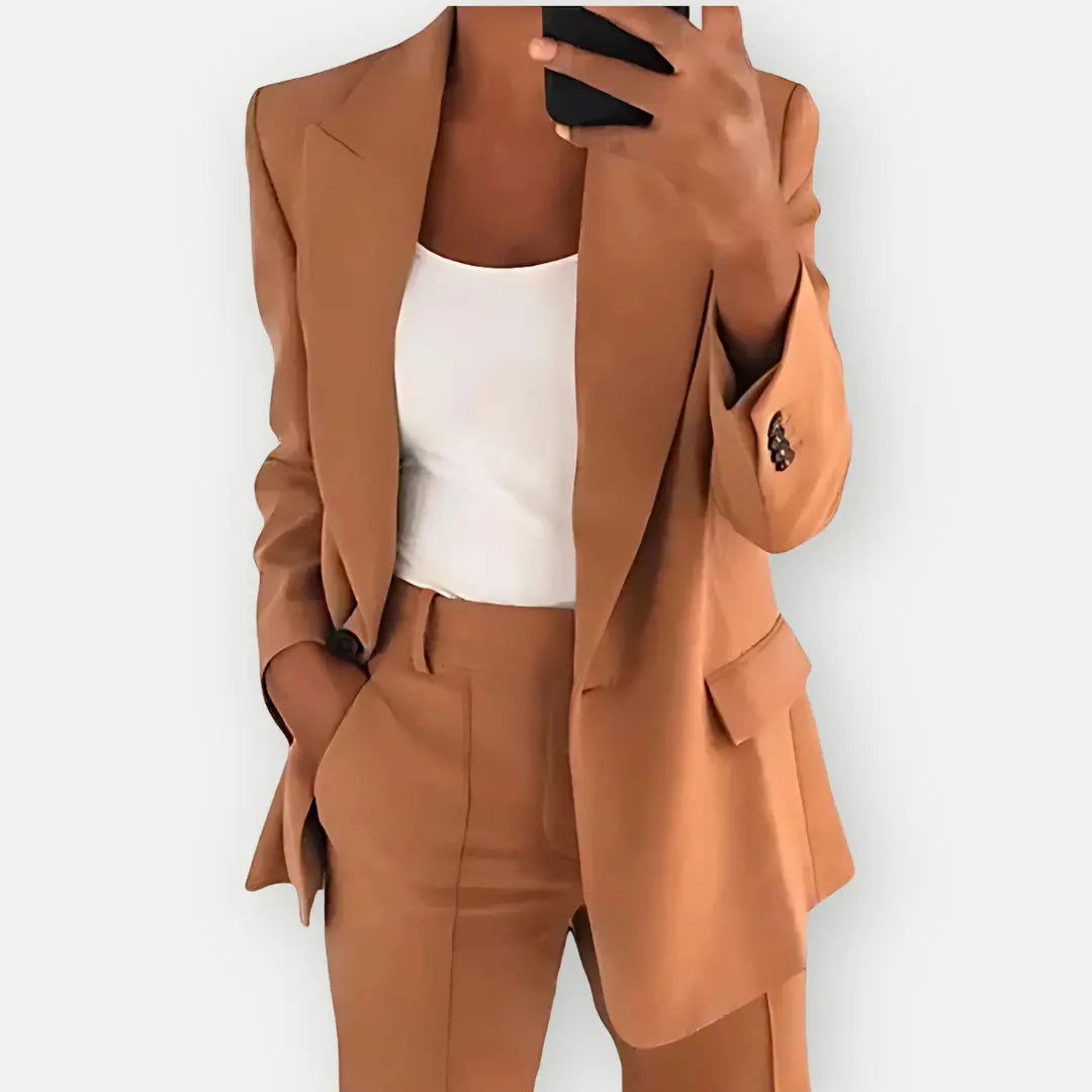 Drune | Blazer und Hosen Set - Damenbekleidung