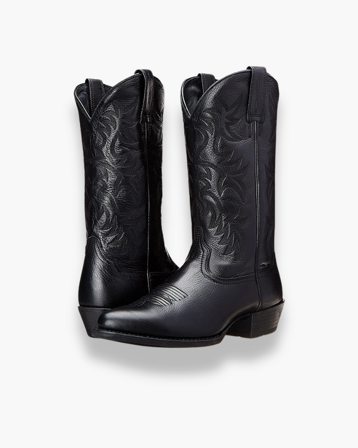 Drune | Cowboy Boots Damen - Schwarze Western Boots