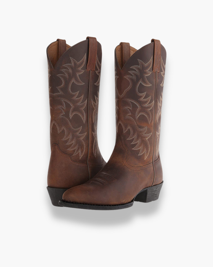 Drune | Cowboy Boots Damen - Schwarze Western Boots