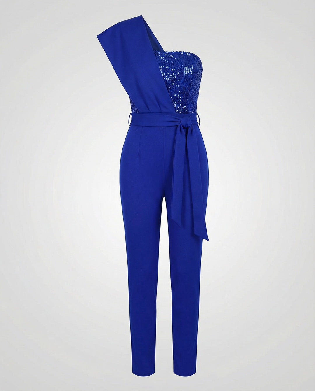 Patchwork Pailletten Jumpsuit Damen Drune