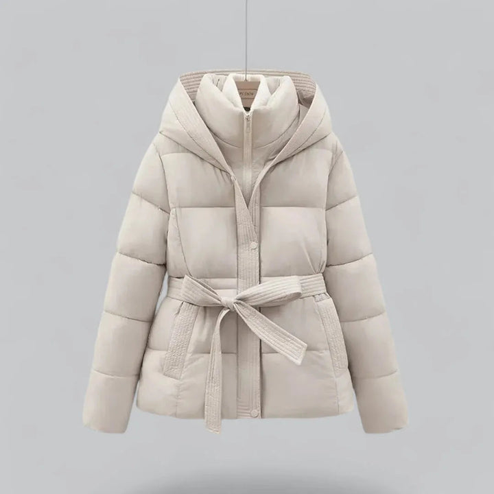 Drune | Kapuzenpufferjacke mit Gürtel