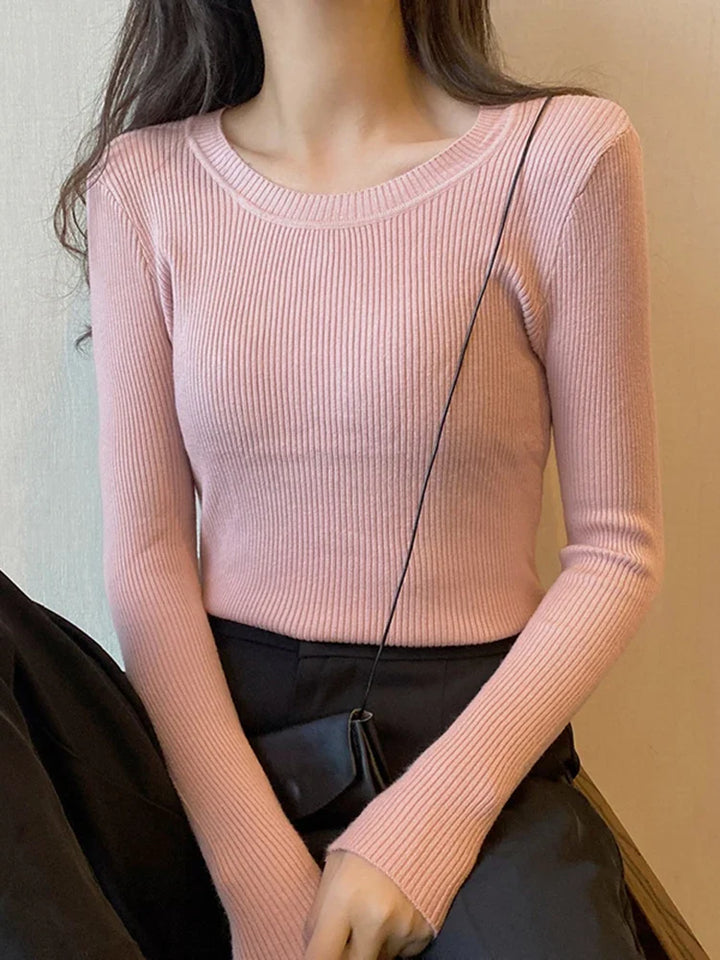 Drune | O-Hals Pullover Damen
