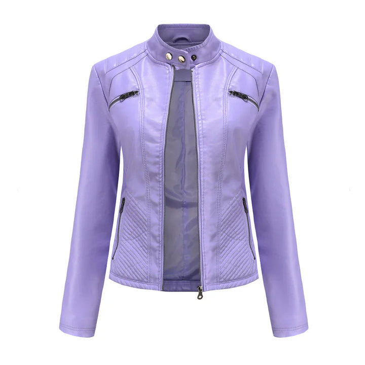 Drune | Stilvolle Leder Damenjacke mit zeitlosem Design