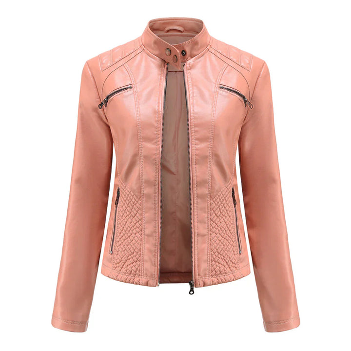 Drune | Stilvolle Leder Damenjacke mit zeitlosem Design